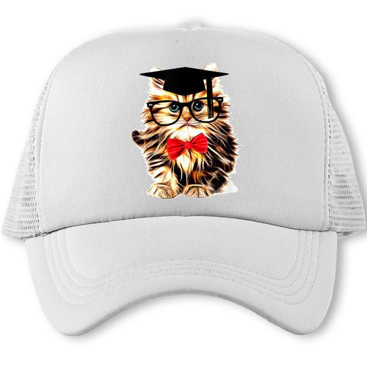 Graduation Cat Class Of 2023 Trucker Cap