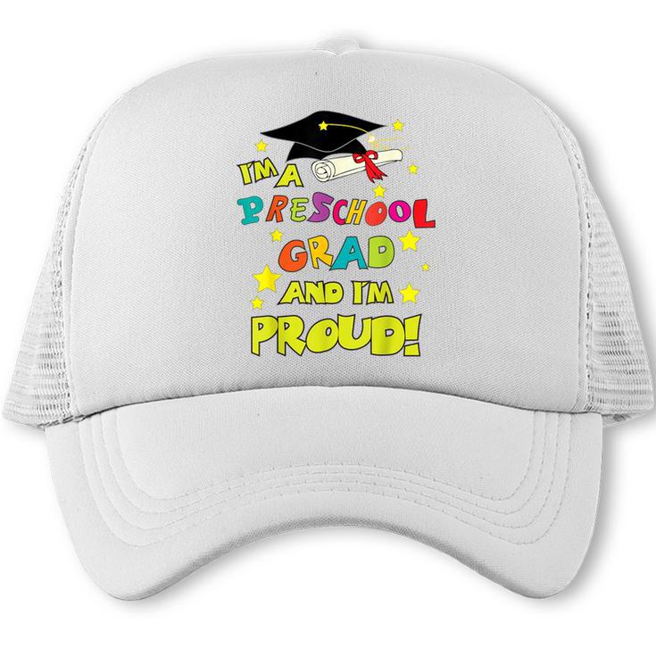 Graduation Class 2018 Cap Gown Shirt Preschool Grad Proud Trucker Cap