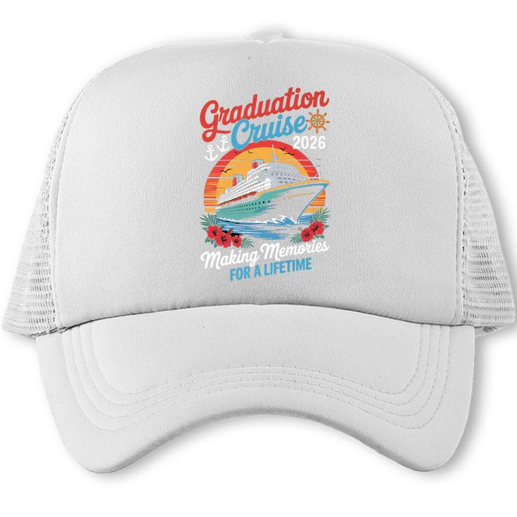 Graduation Cruise Trip Class Of 2026 Senior Summer Vacation Premium Trucker Cap
