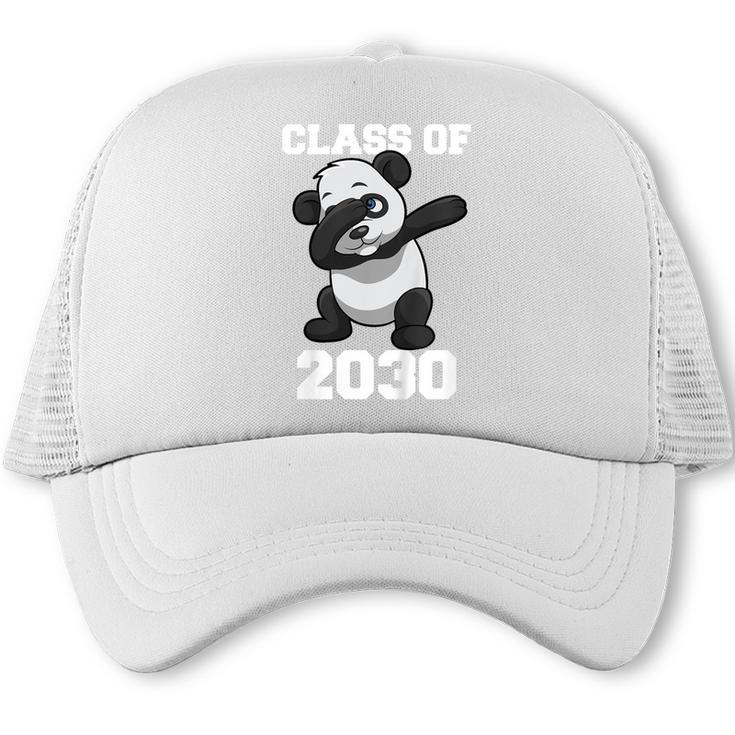 Kids Class Of 2030 Shirt Graduation Dabbing Panda Shirt Trucker Cap