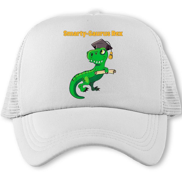 Kids Cute Graduation Dinosaur Smarty Saurus Kinder VPK Pre-k Grad Trucker Cap