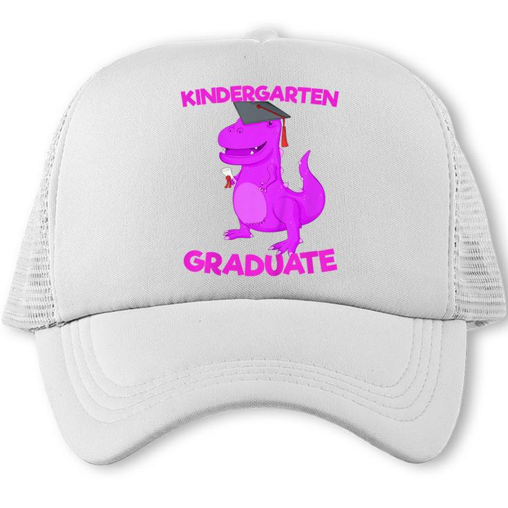 Kids Kindergarten Graduation Idea For Girls Dinosaur Trucker Cap
