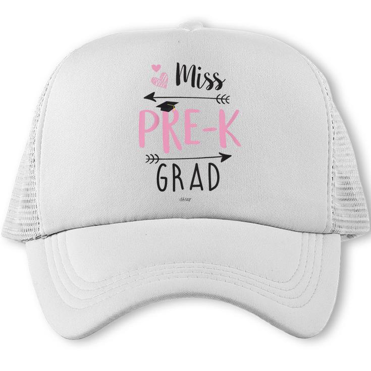 Kids Miss Pre-K Grad Graduation Shirt Cute School Tees Trucker Cap
