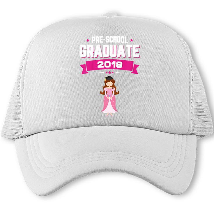 Kids Princess Girl Preschool Graduate 2018 Graduation Pre-K Trucker Cap