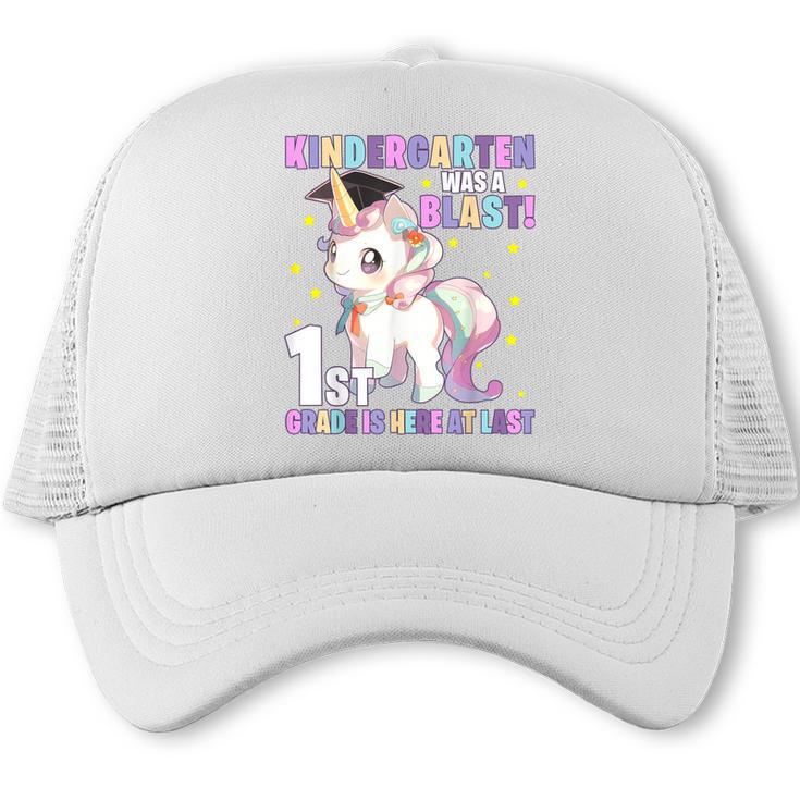 Kindergarten Graduation Unicorn Kindergarten Graduate Girls Trucker Cap