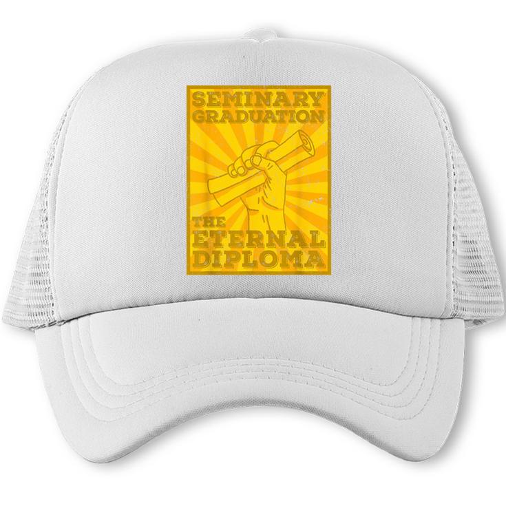 LDS Mormon Seminary Graduation Eternal Diploma Shirt Trucker Cap