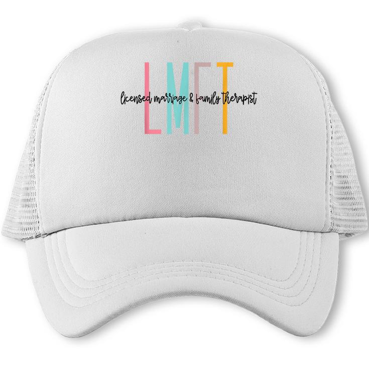 Licensed Marriage And Family Therapist LMFT Graduation Trucker Cap