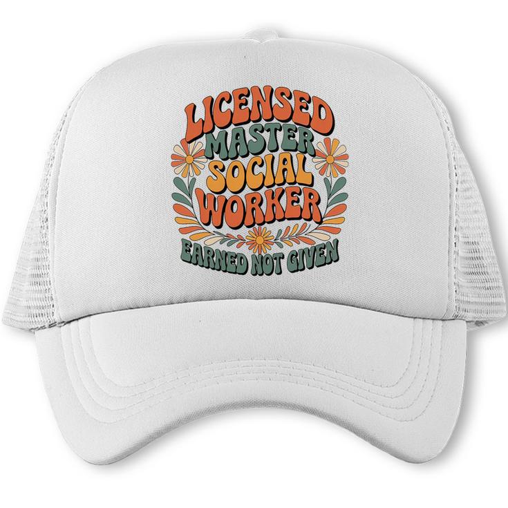 Licensed Social Worker Masters MSW LMSW Graduation 2026 Premium Tri-Blend Trucker Cap