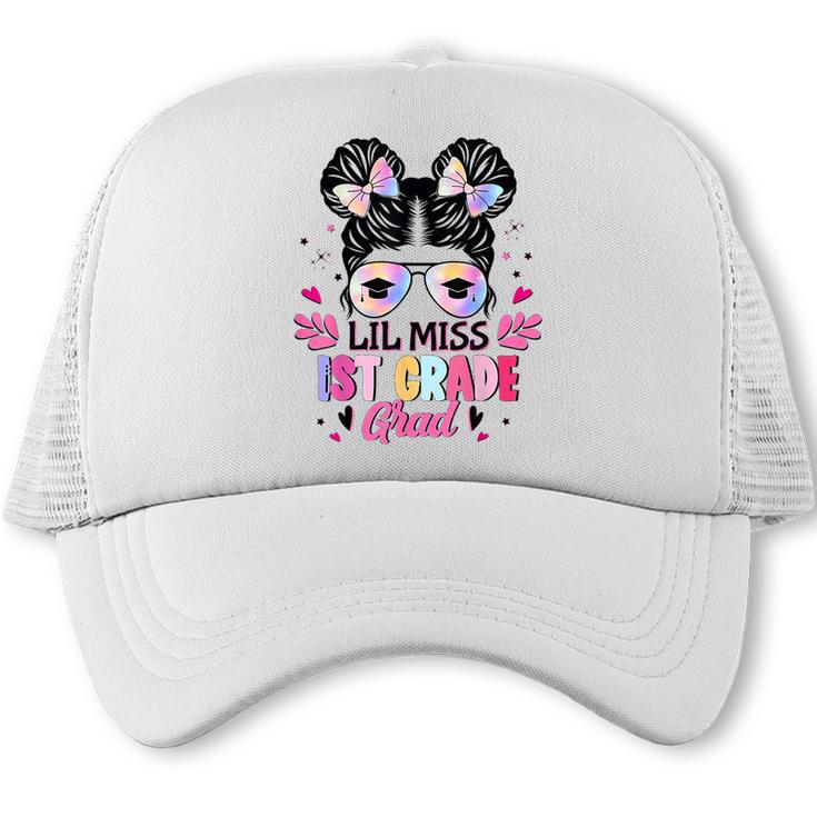 Lil Miss 1st Grade Grad Graduation Last Day Of 1st Grade Trucker Cap