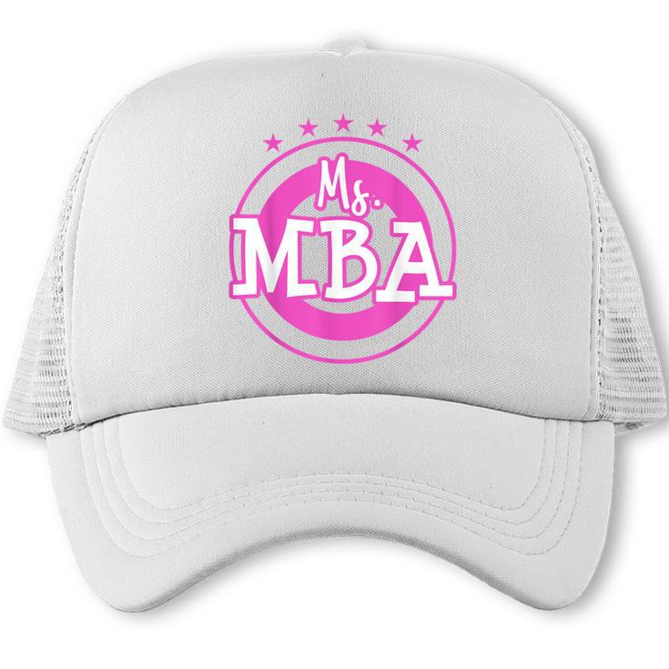 MBA Graduation Masters Business Administration T-Shirt Trucker Cap