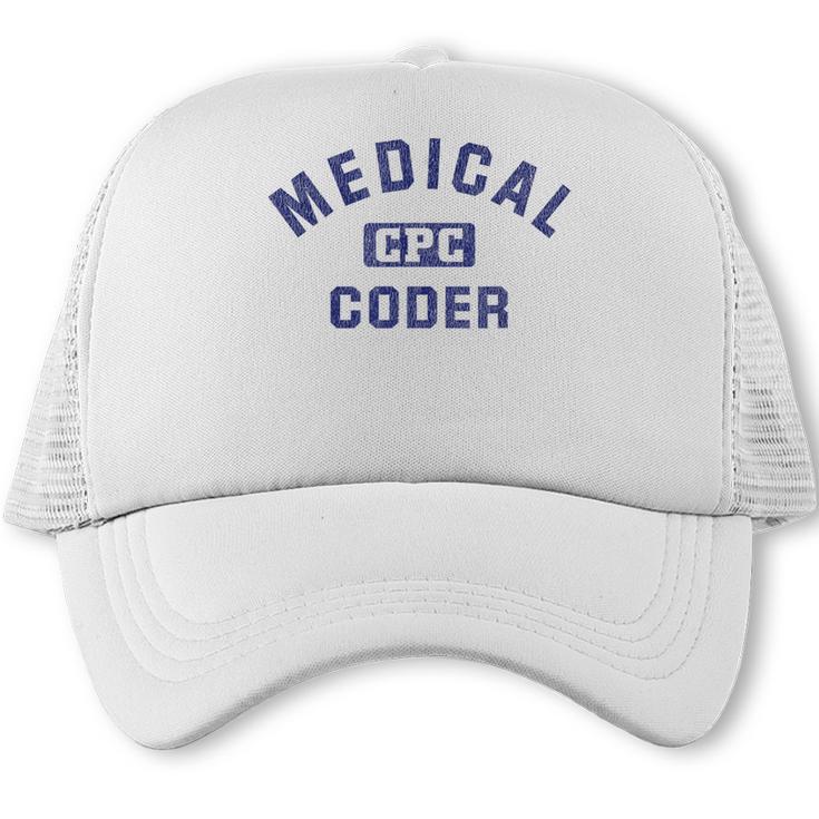 Medical Coder CPC Medical Coding Graduation Trucker Cap