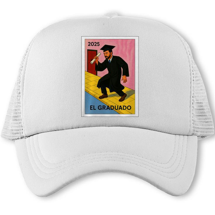 Mexican For Graduation 2025 El Graduado Premium Tri-Blend Trucker Cap