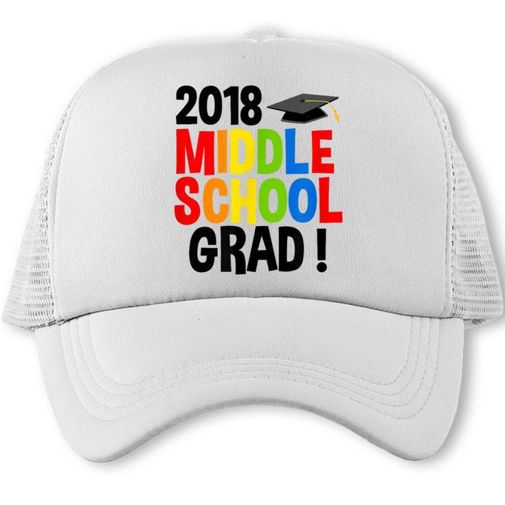 Middle School Graduation Class Of 2018 Shirt Trucker Cap