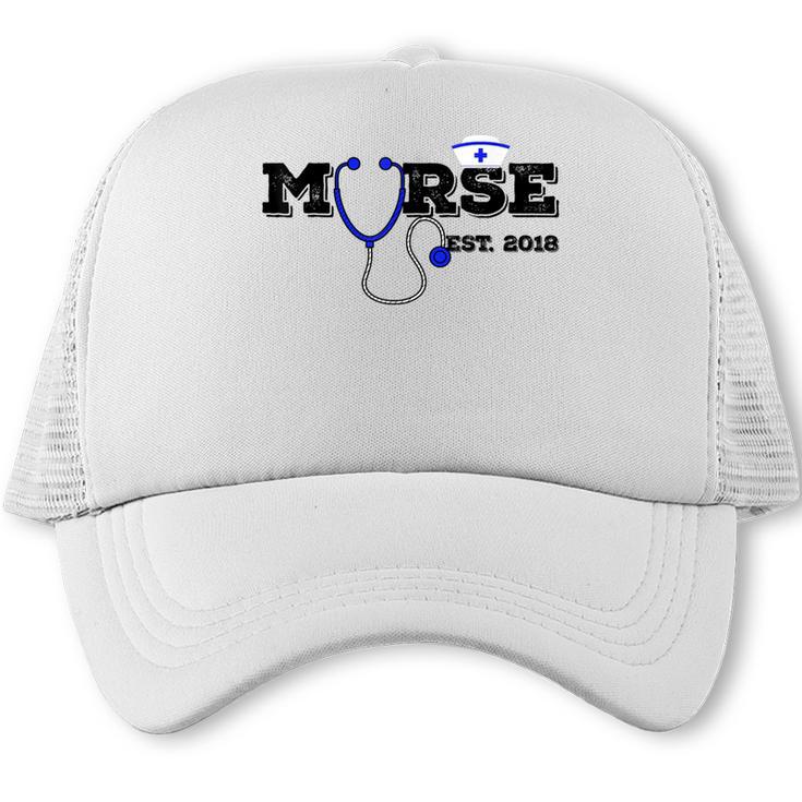 Murse Est 2018  Male Nurse Graduation Trucker Cap