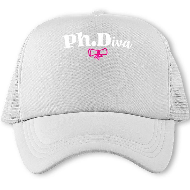 PhD Graduate PhD Female PhD Doctorate Graduation Phd Student Premium Tri-Blend Trucker Cap