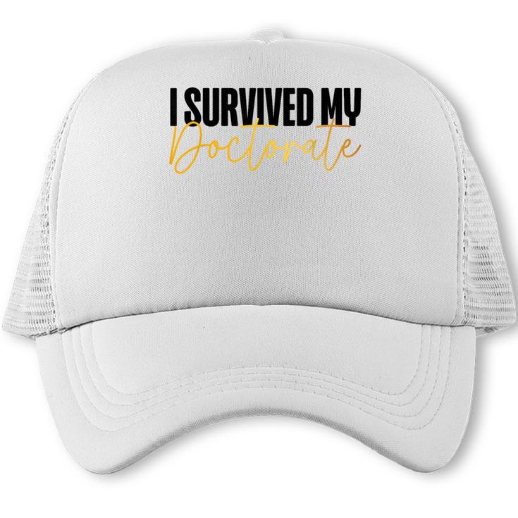 Phd Graduation Doctorate Degree Dissertation Masteral Grad Trucker Cap