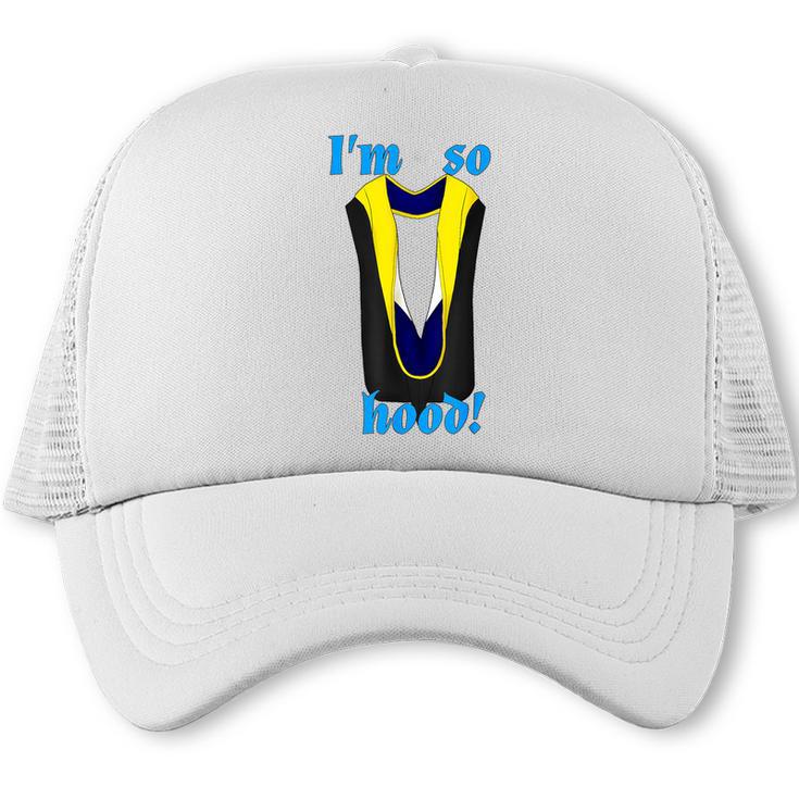 PhD Hood Graduation Shirt Doctorate Degree Doctoral Trucker Cap