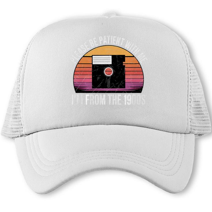 Please Be Patient With Me I'm From The 1900s PC Floppy Disk Premium Tri-Blend Trucker Cap