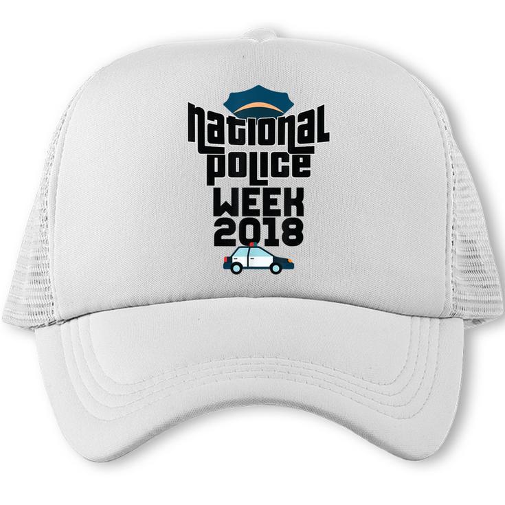 Police Officer National Week T-Shirt Graduation 2018 Trucker Cap