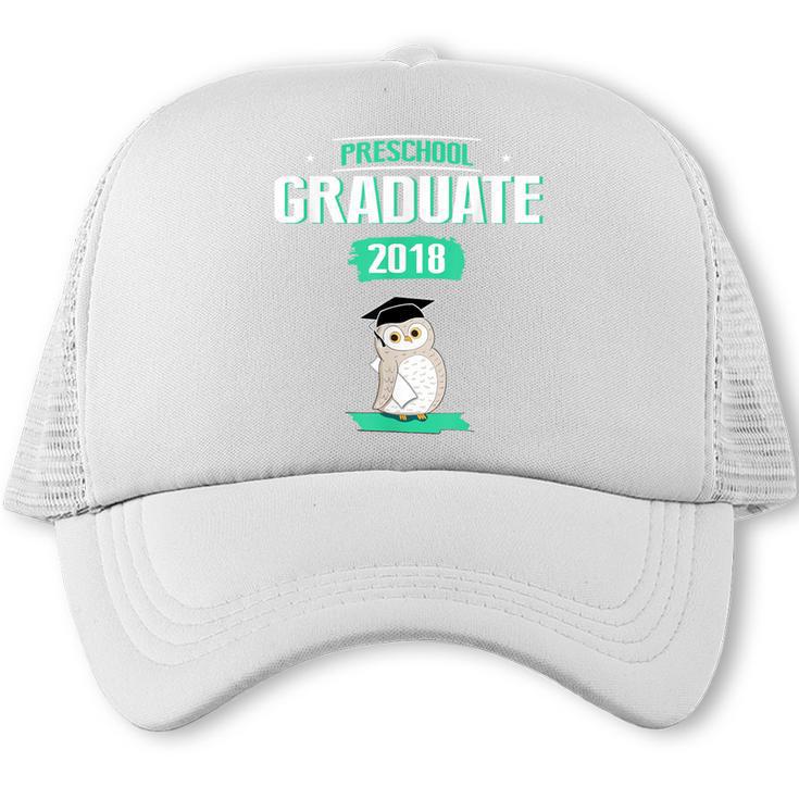 Pre K Graduation Shirt Cute Graduate 2018 Wise Owl Trucker Cap