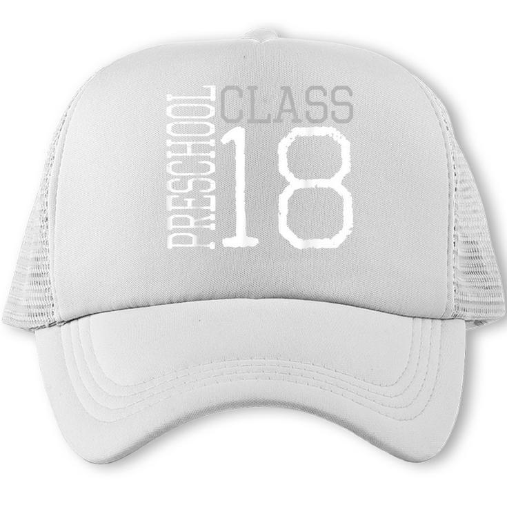 Preschool Class Of 2018 Cute Graduation Trucker Cap