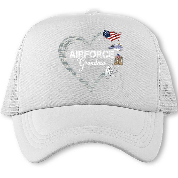 Proud Air Force Grandma Air Force Graduation Grandma USAF Trucker Cap