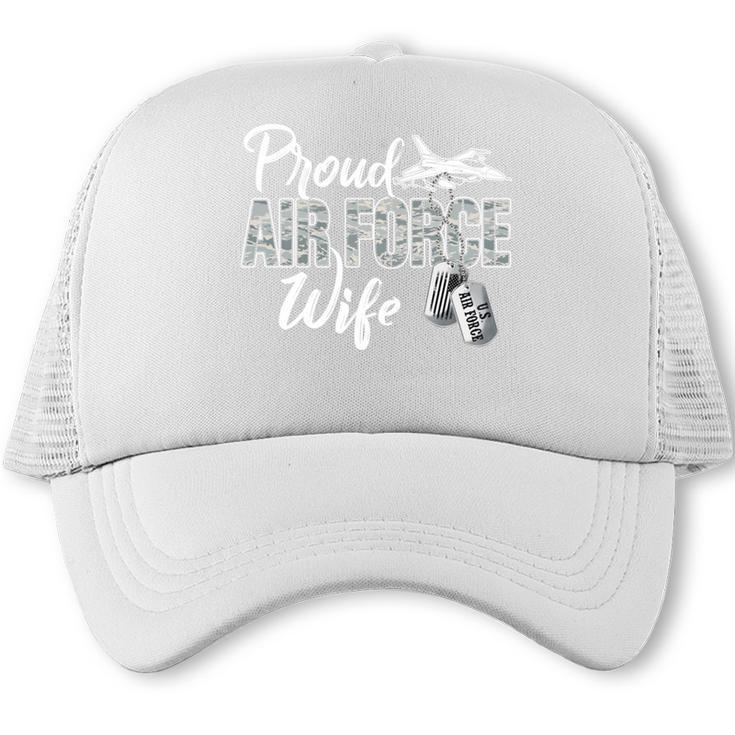 Proud Air Force Wife Air Force Graduation USAF Wife Trucker Cap