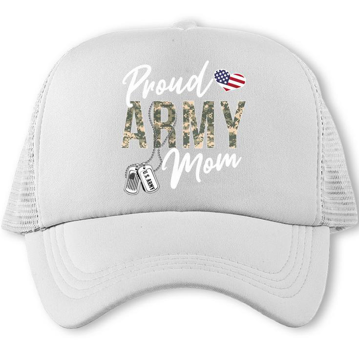 Proud Army Mom Army Graduation Mom US Army Mom Trucker Cap