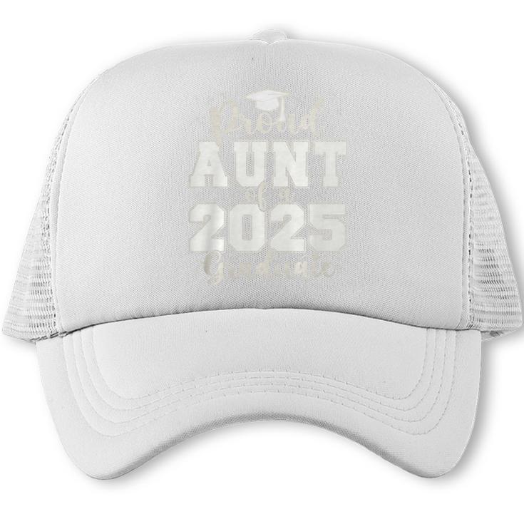 Proud Aunt Of a 2025 Graduate Grad Prom Senior Graduation Premium Tri-Blend Trucker Cap