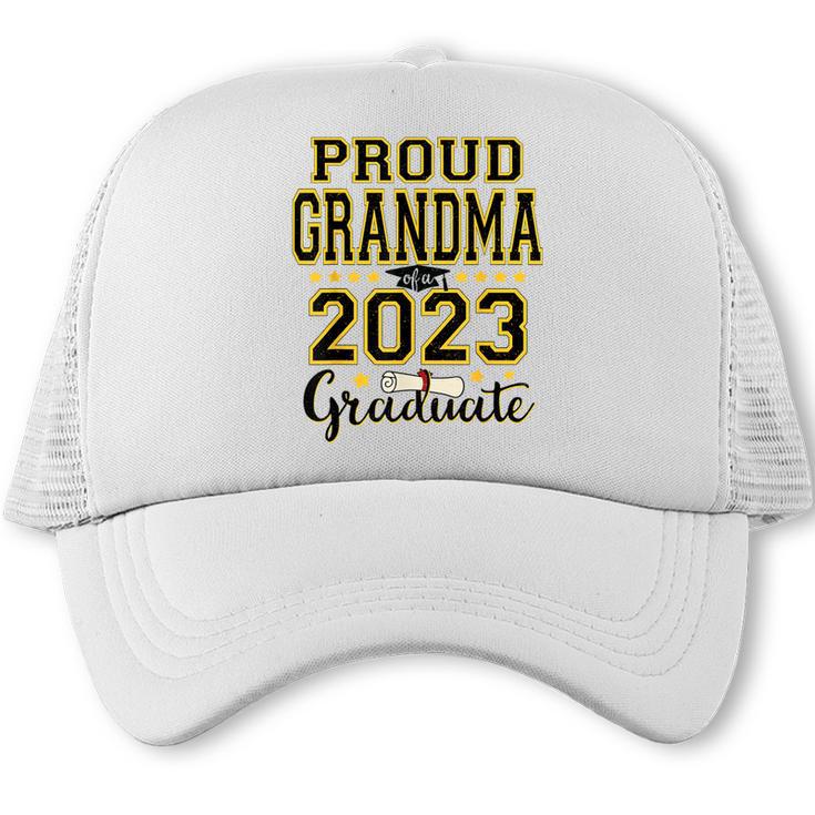 Proud Grandma Of A 2023 Graduate Graduation Trucker Cap