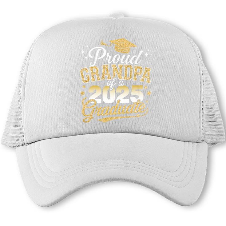 Proud Grandpa Of a Class Of 2025 Graduate Senior Graduation Premium Trucker Cap