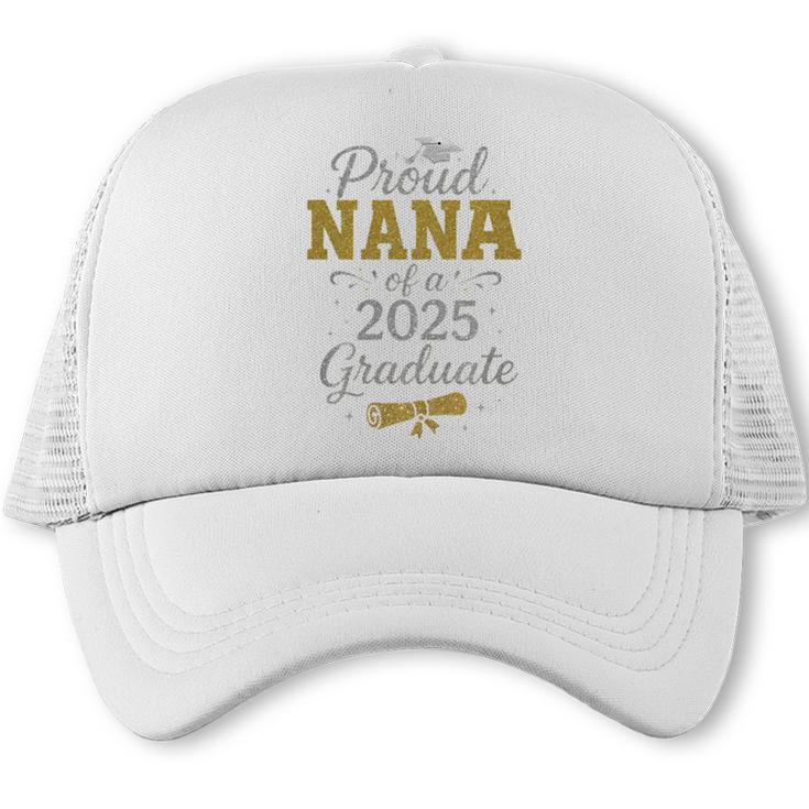 Proud Nana Of a 2025 Graduate Senior Graduation Women Premium Tri-Blend Trucker Cap