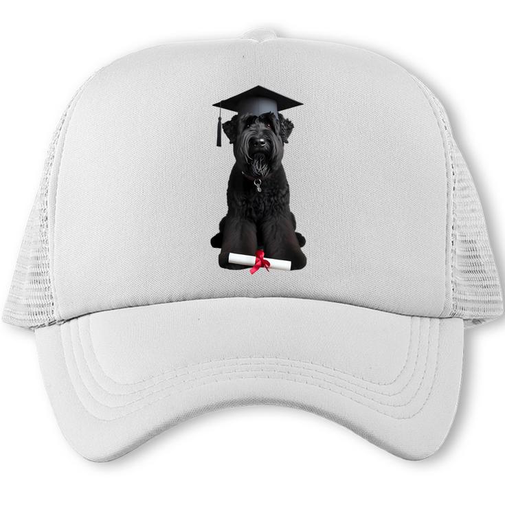 Russian Terrier Dog Graduation Cap Graduate Owner Grad Trucker Cap