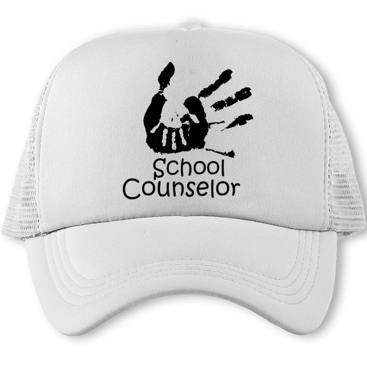School Counselor t Shirt School Teacher Graduation Idea Trucker Cap