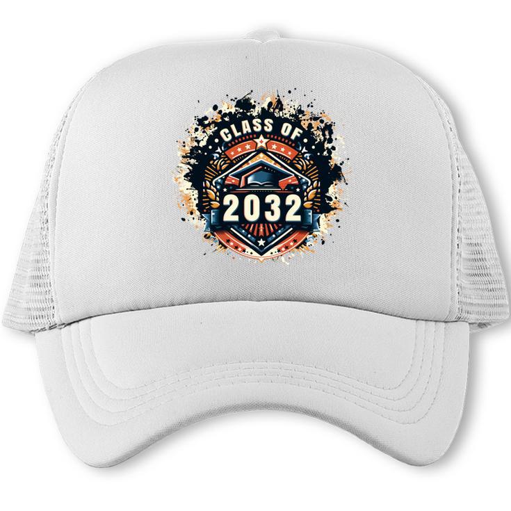 Senior 2032 Class Of 2032 Seniors Graduation 2032 Senior 32 Trucker Cap