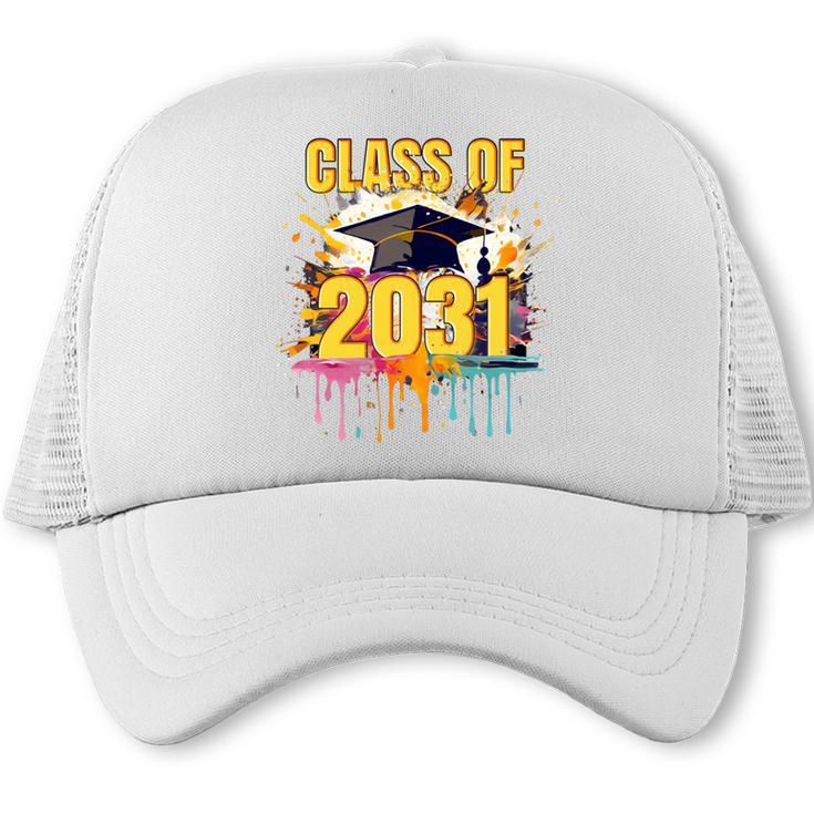 Senior 31 Class Of 2031 Back To School Graduation 2031 Trucker Cap