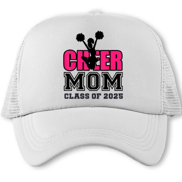 Senior Cheerleader Mom Cheer Class Of 2025 Graduation Women Trucker Cap