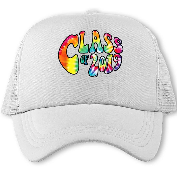 Senior Class Of 2019 Boho Tie Dye Graduation Trucker Cap