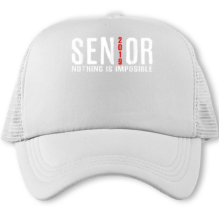 Senior Class 2019 T Shirt Graduation Graduate Tshirt Trucker Cap