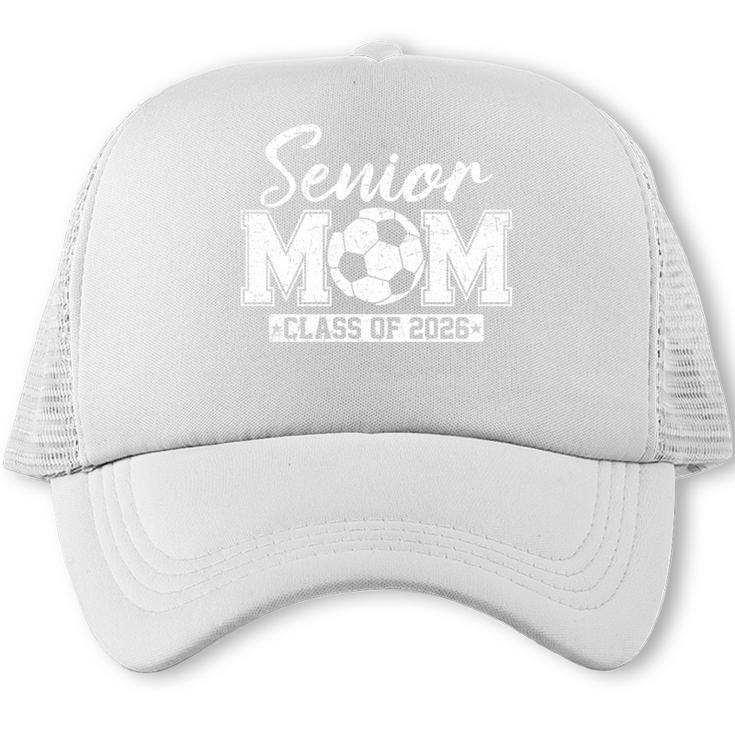 Senior Mom Class Of 2026 Soccer Mom Graduation Premium Tri-Blend Trucker Cap