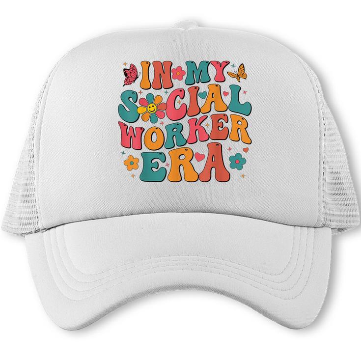In My Social Worker Era Cute Social Worker Graduation MSW Trucker Cap