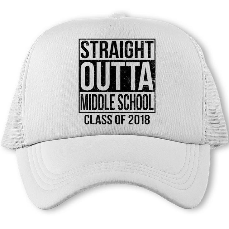 Straight Outta Middle School Graduation Trucker Cap