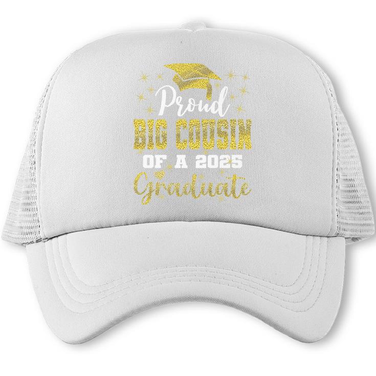 Super Proud Big Cousin Of 2025 Graduate Graduation Family Premium Trucker Cap