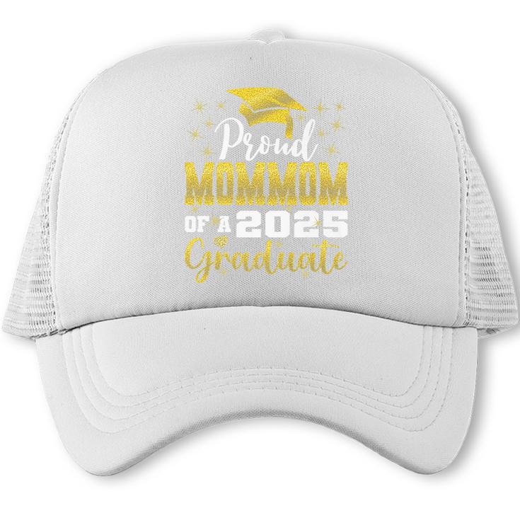 Super Proud Mommom Of 2025 Graduate Senior Graduation Family Premium Trucker Cap