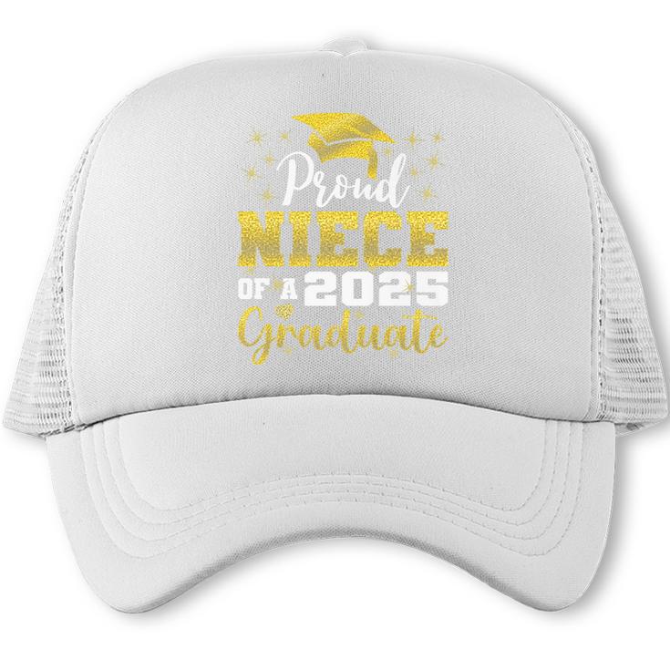 Super Proud Niece Of 2025 Graduate Senior Graduation Family Premium Trucker Cap