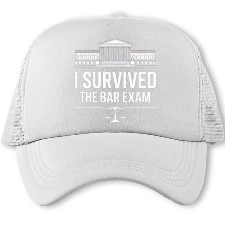 I Survived The Bar Exam Law School Lawyer Graduation Trucker Cap