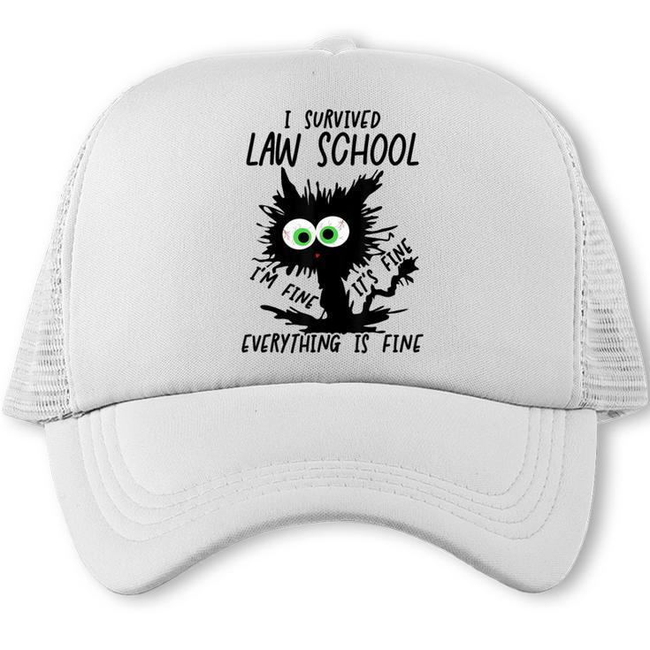 I Survived Law School Graduation 2025 2026 Trucker Cap