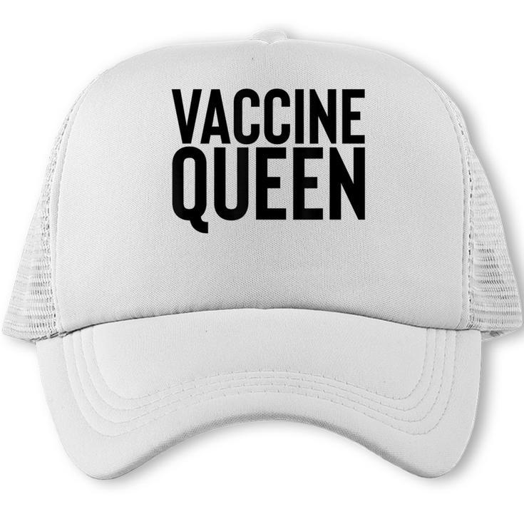 Vaccine Queen Nursing Graduation Shirt Trucker Cap
