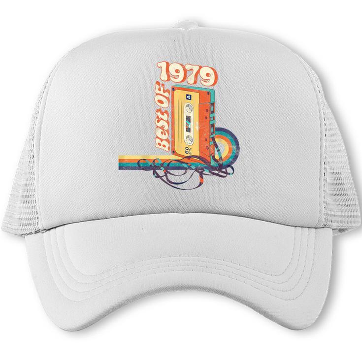 Vintage Best Of 1979 41st Birthday Graduation Cassette Tape Trucker Cap