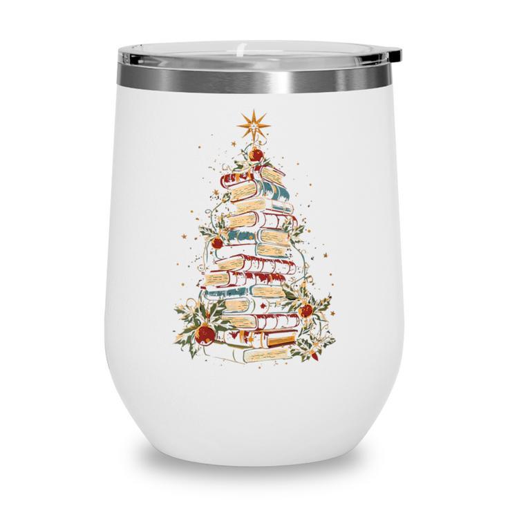 All Booked For Christmas Book Wine Tumbler
